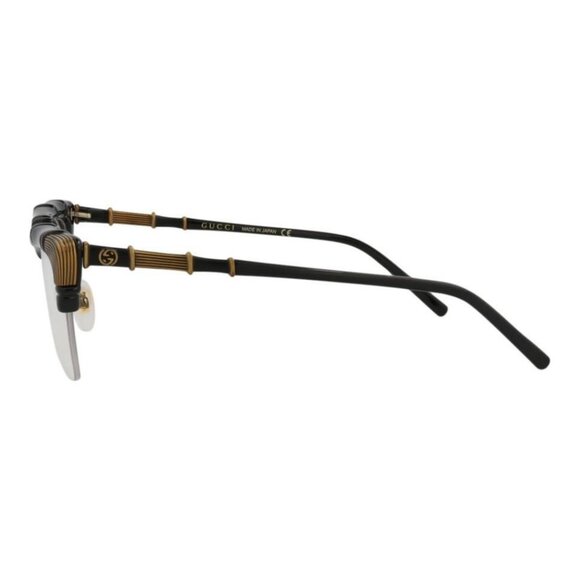 Gucci Womens Cat Eye Black Black Transparent Fashion Designer Eyewear - Picture 4 of 5